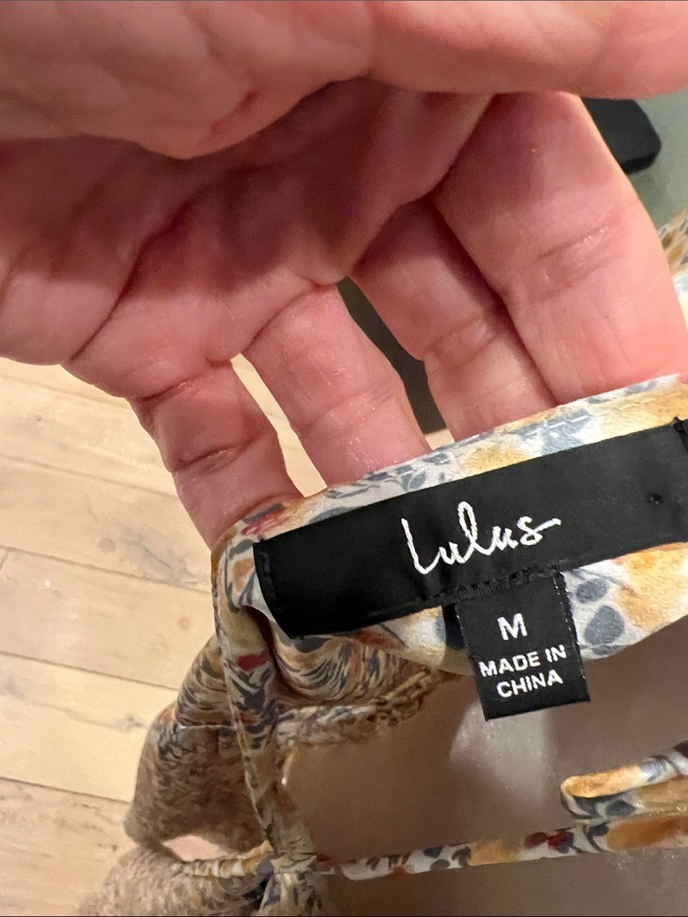 Lulus mini floral dress, medium - Picture 5 of 7